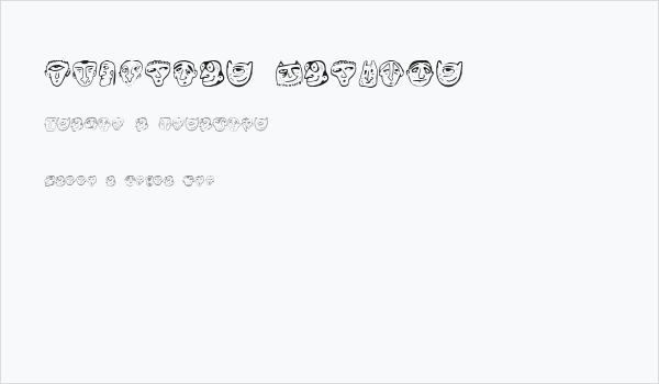 Ansigter Regular Business Card