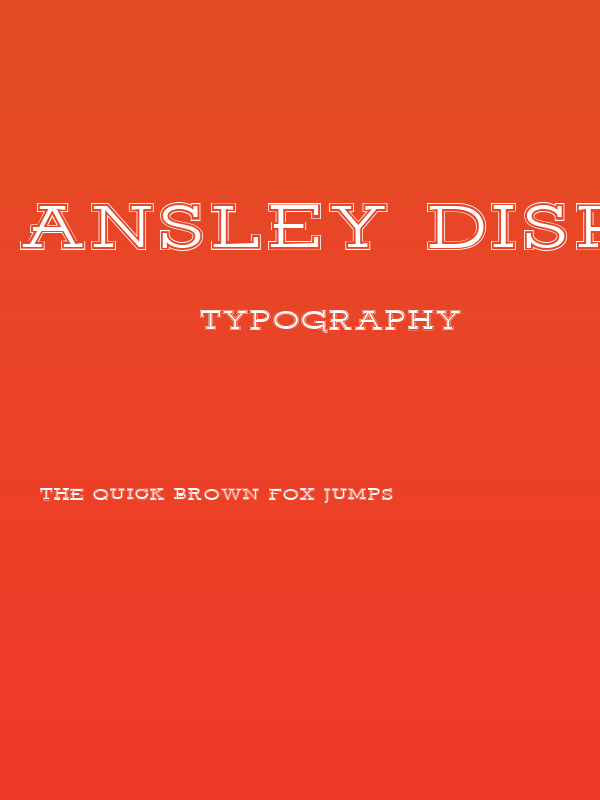 Ansley Display Poster