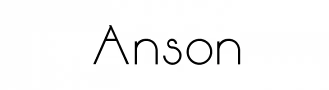 Anson  font caratteri gratis