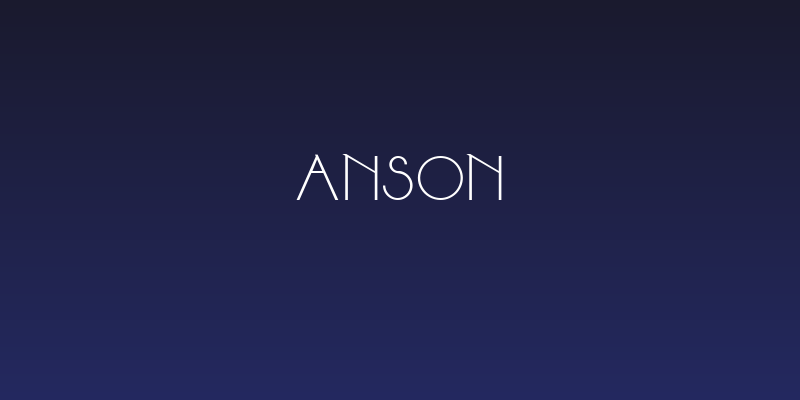 Anson Social Header