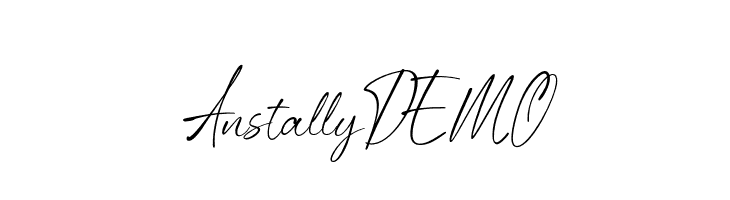 AnstallyDEMO  font caratteri gratis
