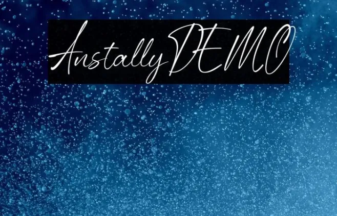 AnstallyDEMO Example 1