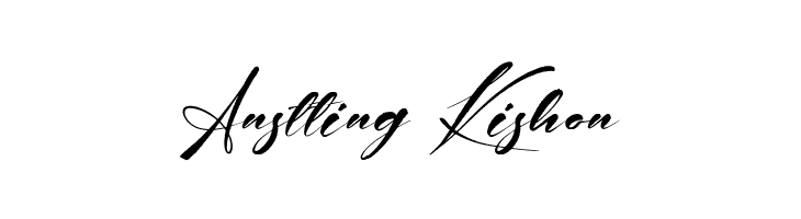 Anstting Kishon  フリーフォントのダウンロード