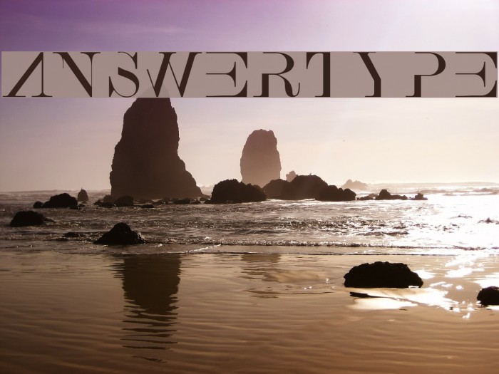 AnswerType Font examples