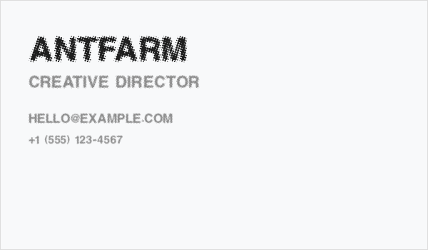 AntFarm Business Card