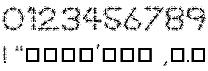 AntPile Font OTHER CHARS