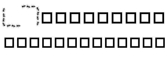 AntPile Font LOWERCASE