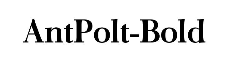 AntPolt-Bold Font