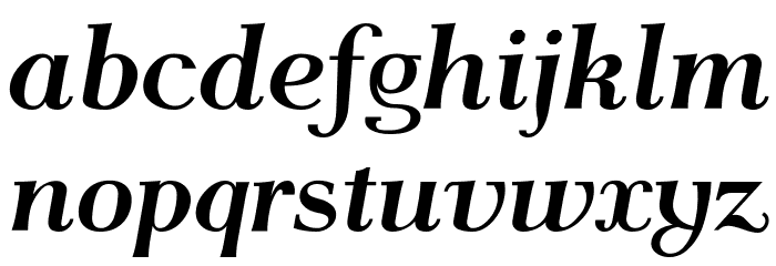 AntPolt-BoldItalic Font LOWERCASE