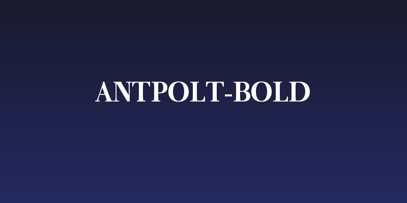 AntPolt-Bold Social Header