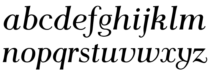 AntPolt-Italic Font LOWERCASE