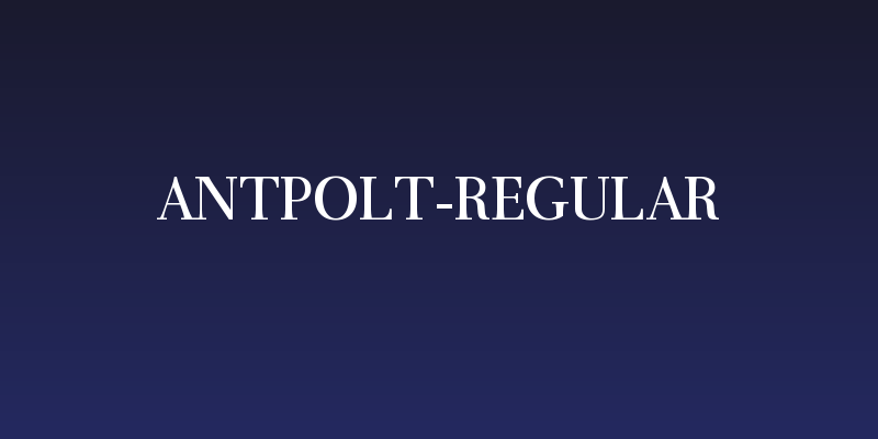 AntPolt-Regular Social Header