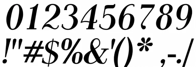 AntPoltCond-BoldItalic Font OTHER CHARS