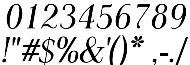 AntPoltCond-Italic Font OTHER CHARS