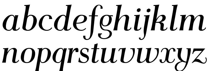 AntPoltCond-Italic Font LOWERCASE