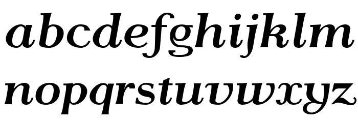 AntPoltExpd-BoldItalic Font LOWERCASE