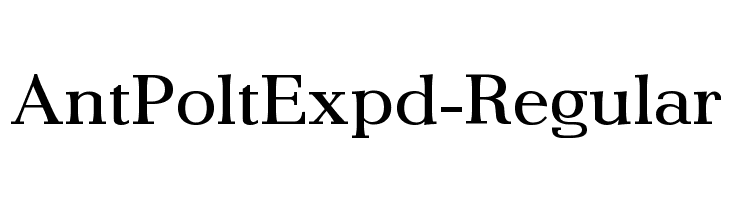 AntPoltExpd-Regular Font