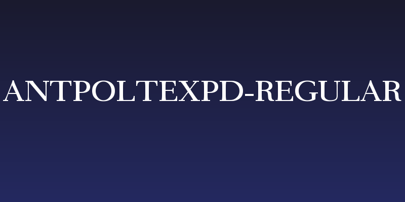 AntPoltExpd-Regular Social Header
