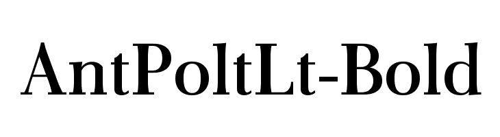 AntPoltLt-Bold Font