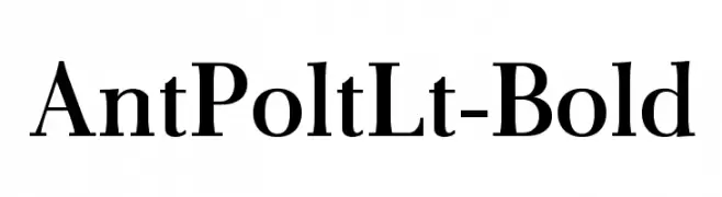 AntPoltLt-Bold  免费字体下载