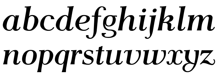 AntPoltLt-BoldItalic Font LOWERCASE
