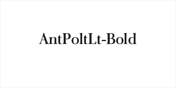 AntPoltLt-Bold Logo