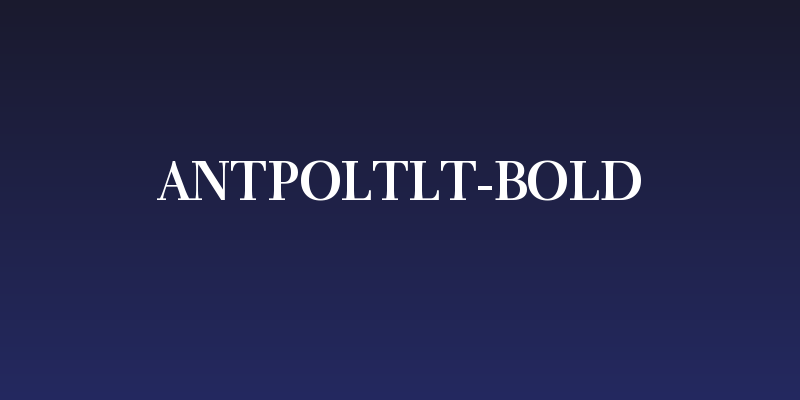AntPoltLt-Bold Social Header