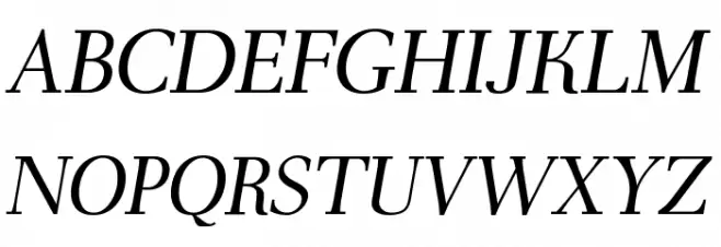 AntPoltLt-Italic 字体 大写