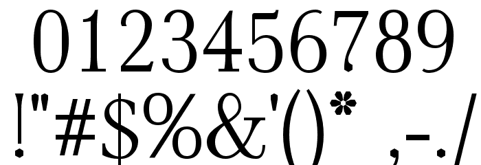 AntPoltLt-Regular Font OTHER CHARS