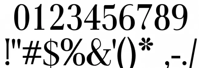 AntPoltLtCond-Bold Font OTHER CHARS