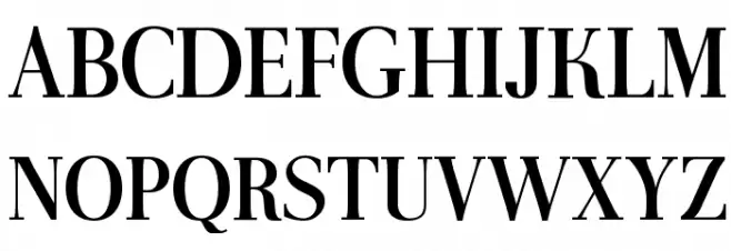 AntPoltLtCond-Bold Schriftart Groß