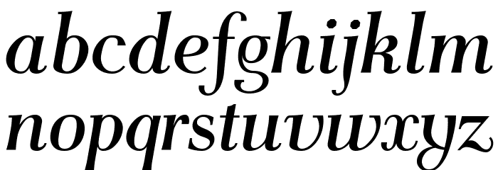 AntPoltLtCond-BoldItalic Font LOWERCASE