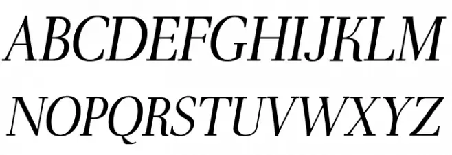 AntPoltLtCond-Italic 字体 大写