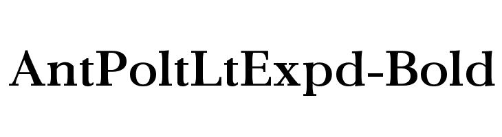 AntPoltLtExpd-Bold Font