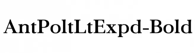 AntPoltLtExpd-Bold 