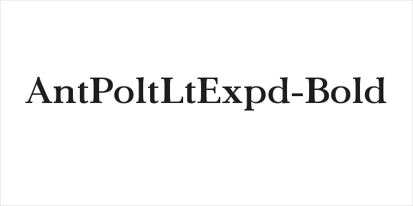 AntPoltLtExpd-Bold Logo