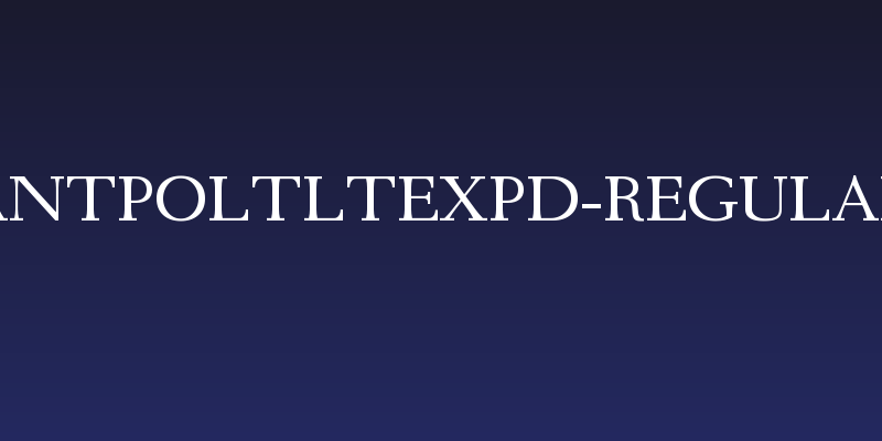 AntPoltLtExpd-Regular Social Header