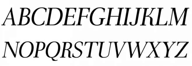 AntPoltLtSemiCond-Italic Schriftart Groß