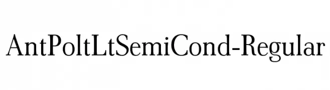 AntPoltLtSemiCond-Regular 