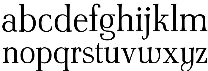 AntPoltLtSemiCond-Regular Font LOWERCASE
