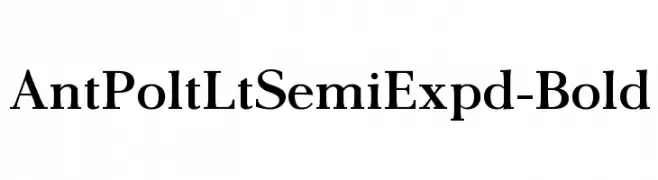 AntPoltLtSemiExpd-Bold 