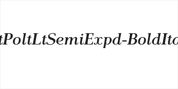 AntPoltLtSemiExpd-BoldItalic Logo