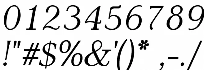 AntPoltLtSemiExpd-Italic Font OTHER CHARS