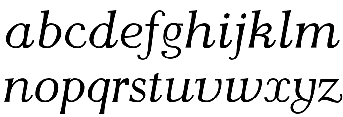 AntPoltLtSemiExpd-Italic Font LOWERCASE