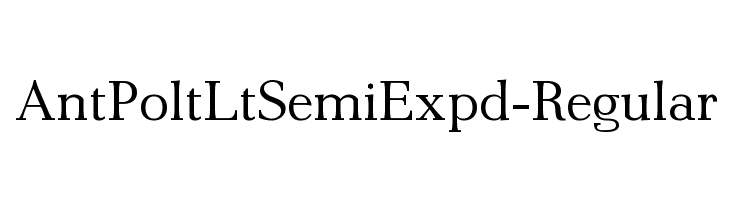 AntPoltLtSemiExpd-Regular Font