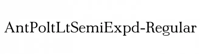 AntPoltLtSemiExpd-Regular 
