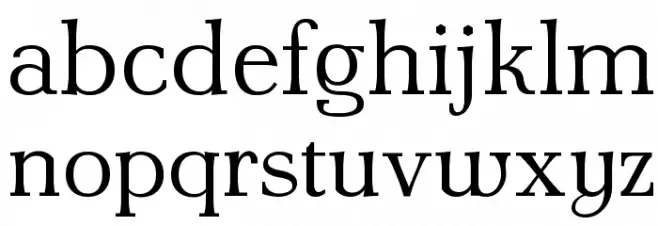 AntPoltLtSemiExpd-Regular Schriftart Kleinbuchstaben