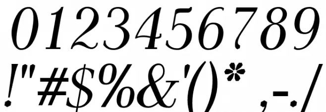 AntPoltSemiCond-Italic Font OTHER CHARS