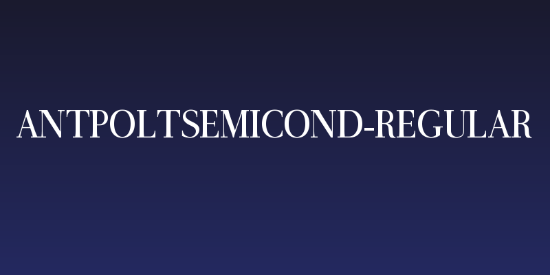 AntPoltSemiCond-Regular Social Header
