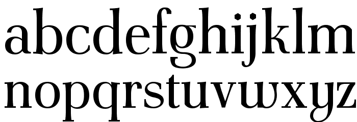 AntPoltSemiCond-Regular Font LOWERCASE